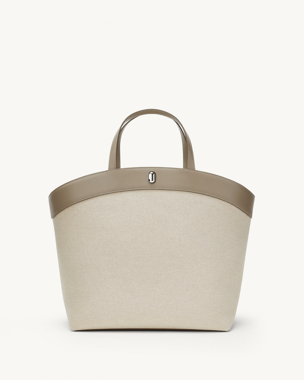 Large Tondo Tote in Clay Canvas