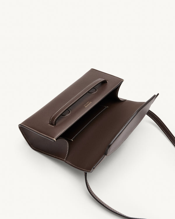 Sport Shoulder Bag in Coffee Leather – Savette