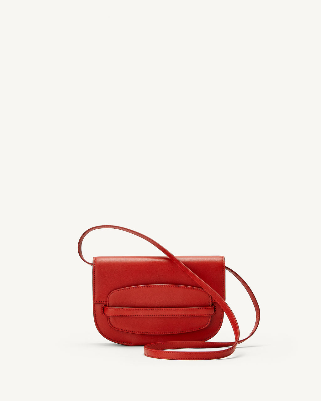 Sport Convertible Clutch in Rouge Leather