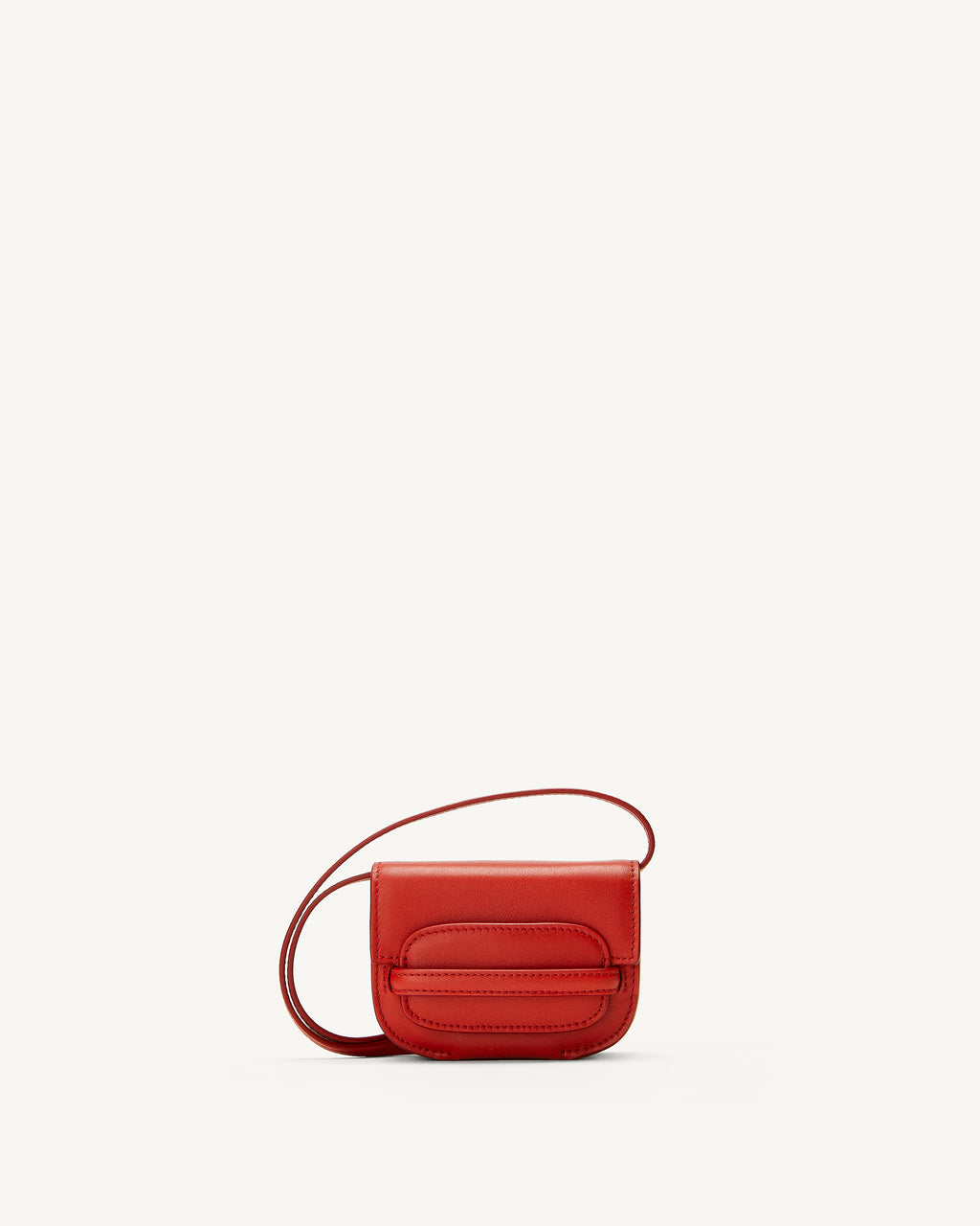 Sport Card Case in Rouge Leather